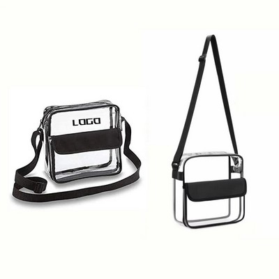 Clear PVC Crossbody Bag